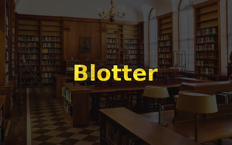 What is Blotter